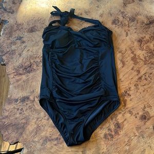 Swimsuit, black one piece, one piece swimsuit, mom swimsuit, full coverage swim